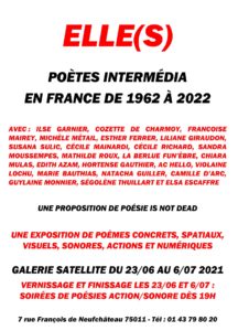Exposition Poésie Intermédia Guylaine Monnier